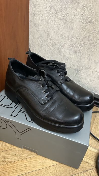 Туфли кожа черные