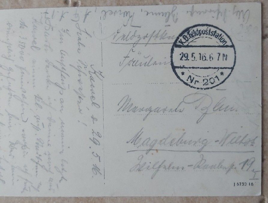 Kowel Sobór Prawosławna Cerkiew 1916r. Feldpost. I Wojna Światowa.