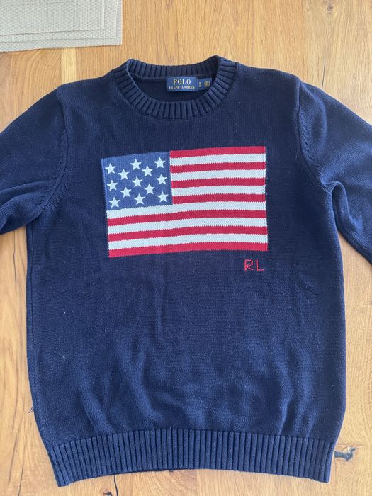 Sweter męski ralph lauren flaga u.s.a