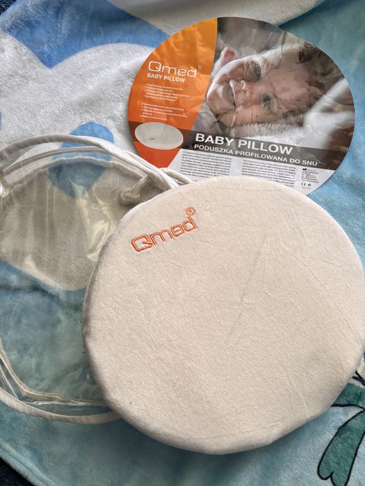 Poduszka profilowana Qmed baby pillow na plaska glowke