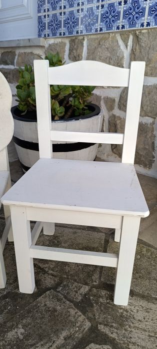 Cadeira de pinho criança