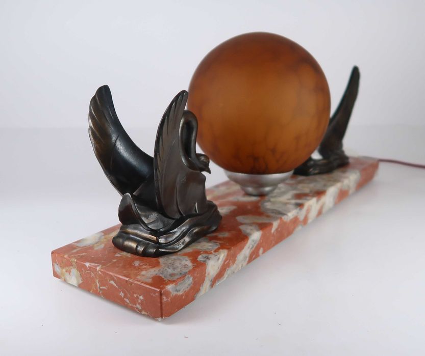 Candeeiro de mesa antigo Art Deco (Ref. 4)