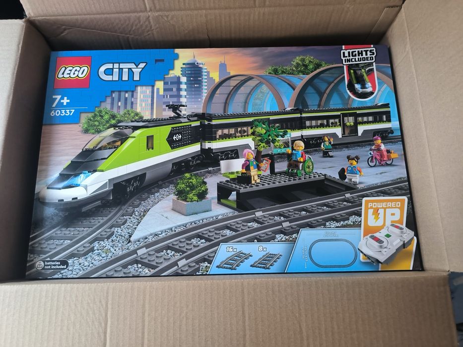 Nowe klocki LEGO city pociąg pasażerski 60337 Warszawa Siedlce