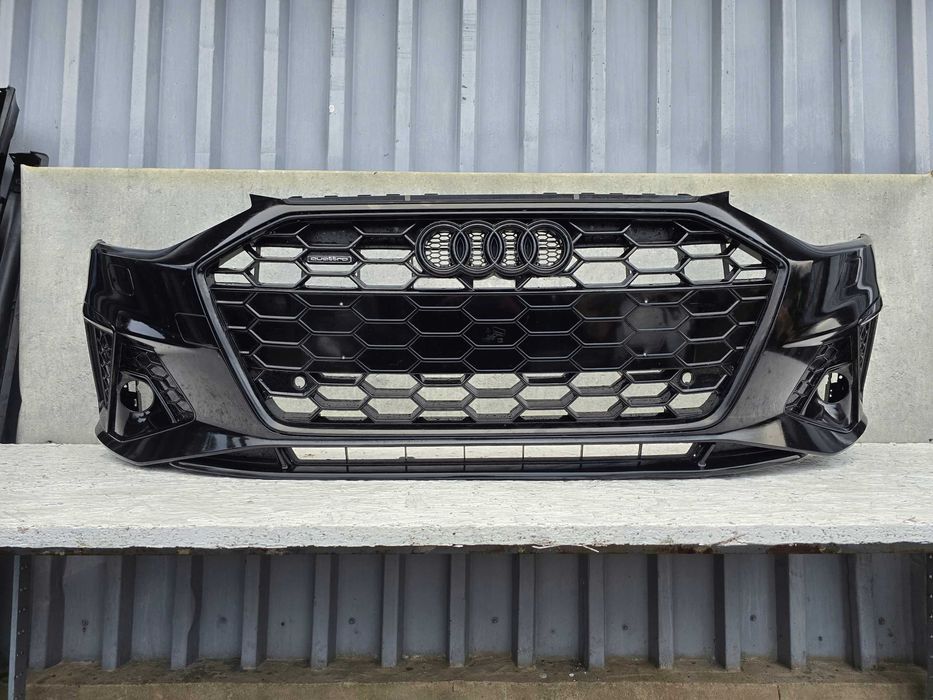 AUDI a4 b9 рестайлінг rs4 black бампер передній