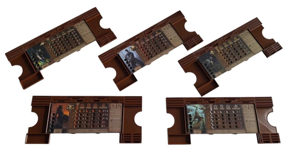 Zestaw podajniki planszetki pasujedogra planszowa Wiedźmin Stary Świat