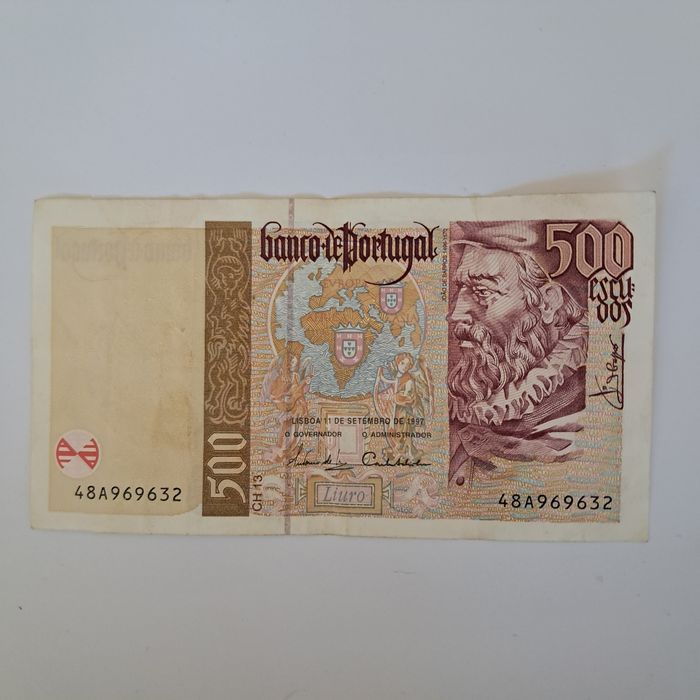 Nota de 500 escudos