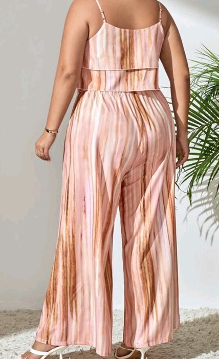 Conjunto top e calças