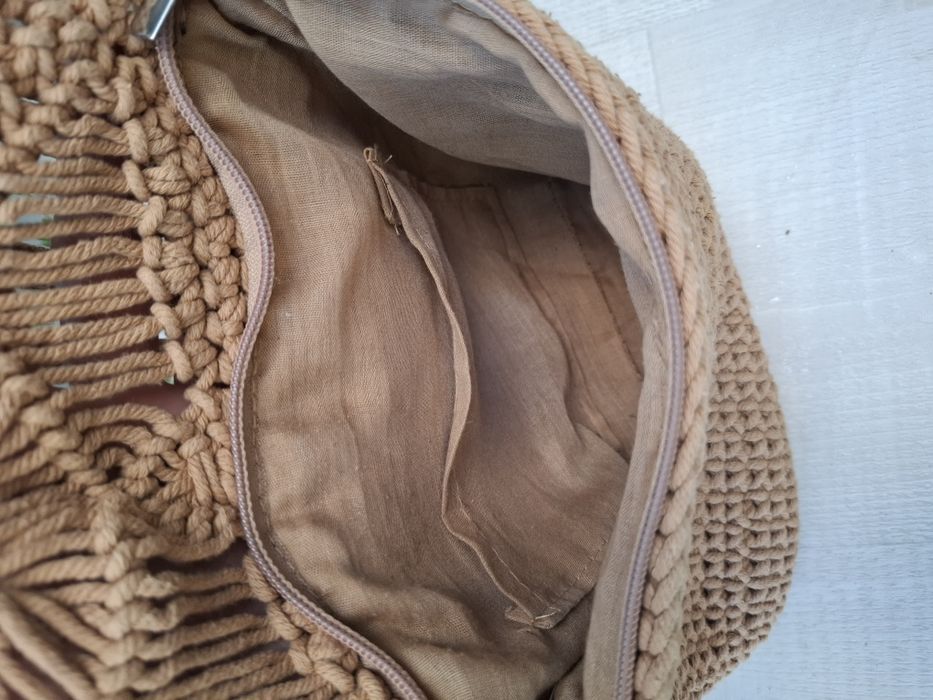 Сумка плетена кросбоді