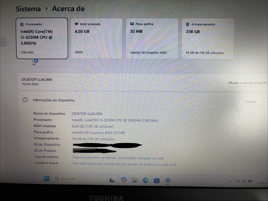 Toshiba Tecra R940