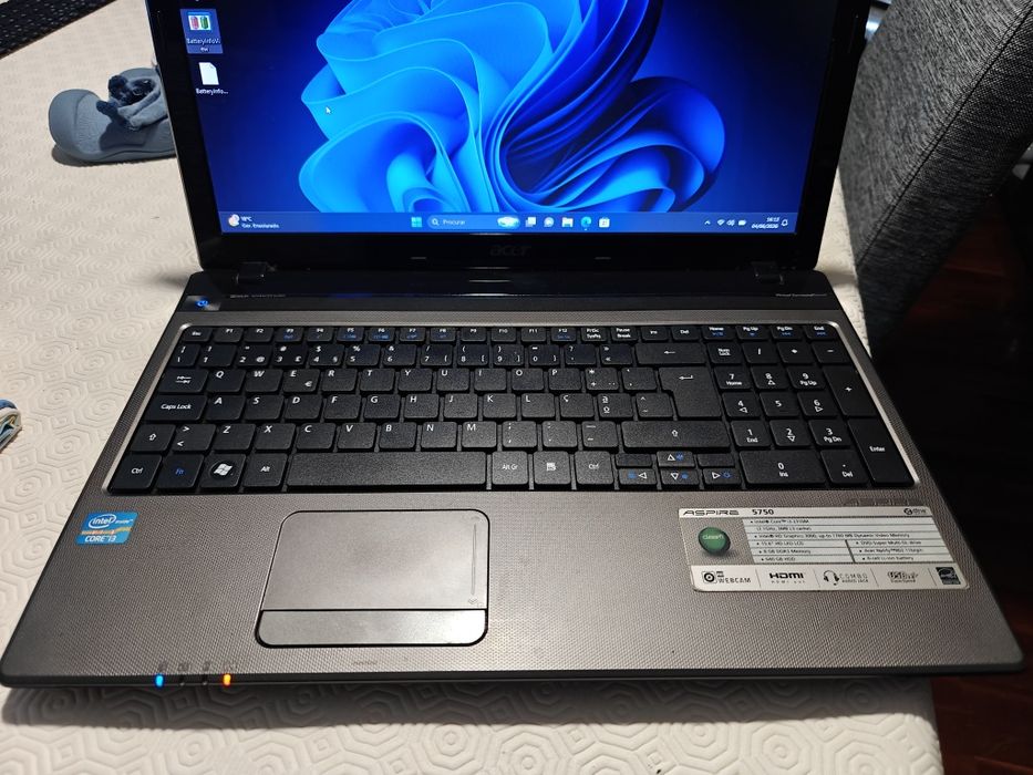 Portátil Acer Aspire 5750 – Com SSD, Rápido e Pronto a Usar!