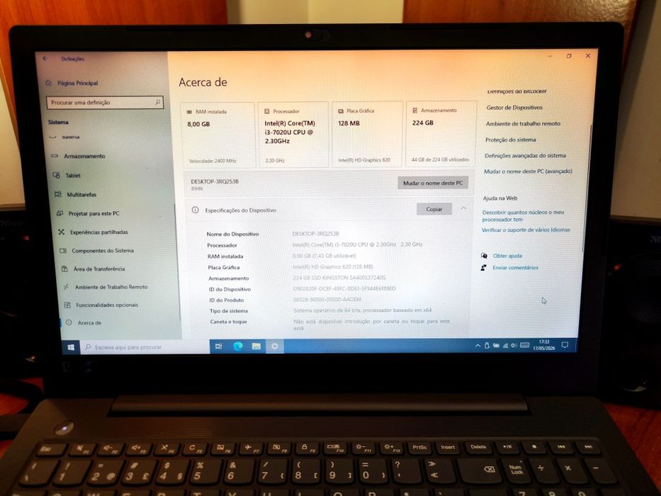 Portátil Lenovo V130-15IKB