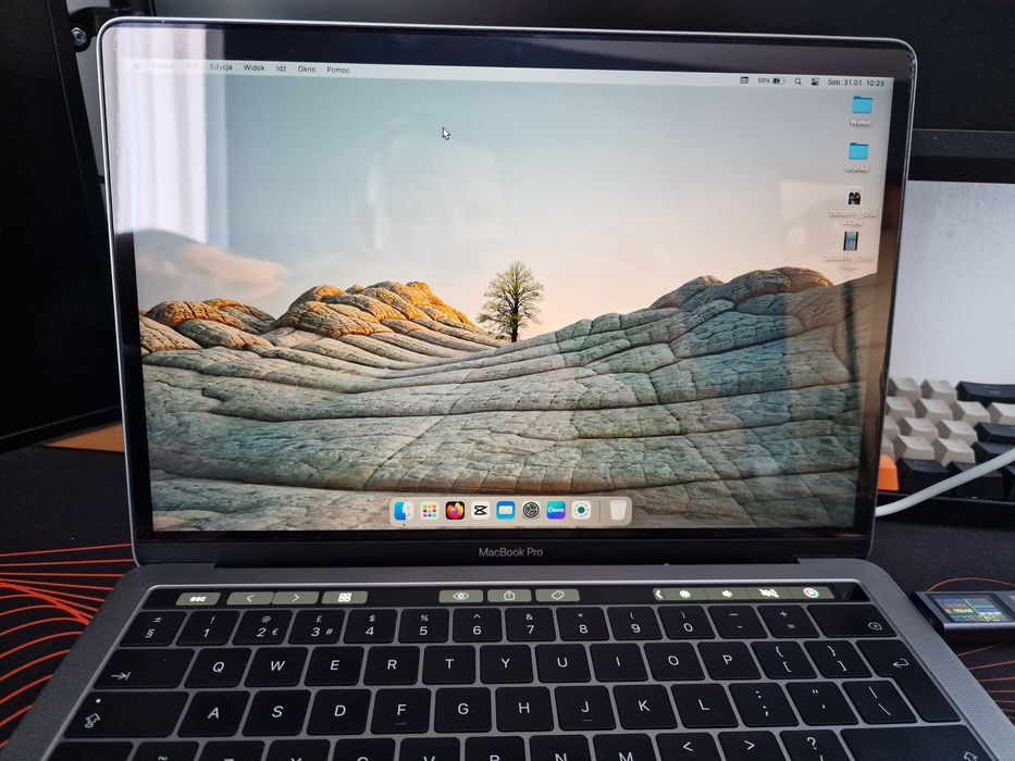 Macbook Pro 13 Intel 16GB/256 na DJI Pocket 3 lub S23 Ultra