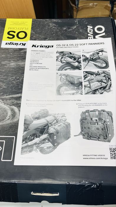 Kriega дві OS-Platform Yamaha Tenere 700 / XT1200