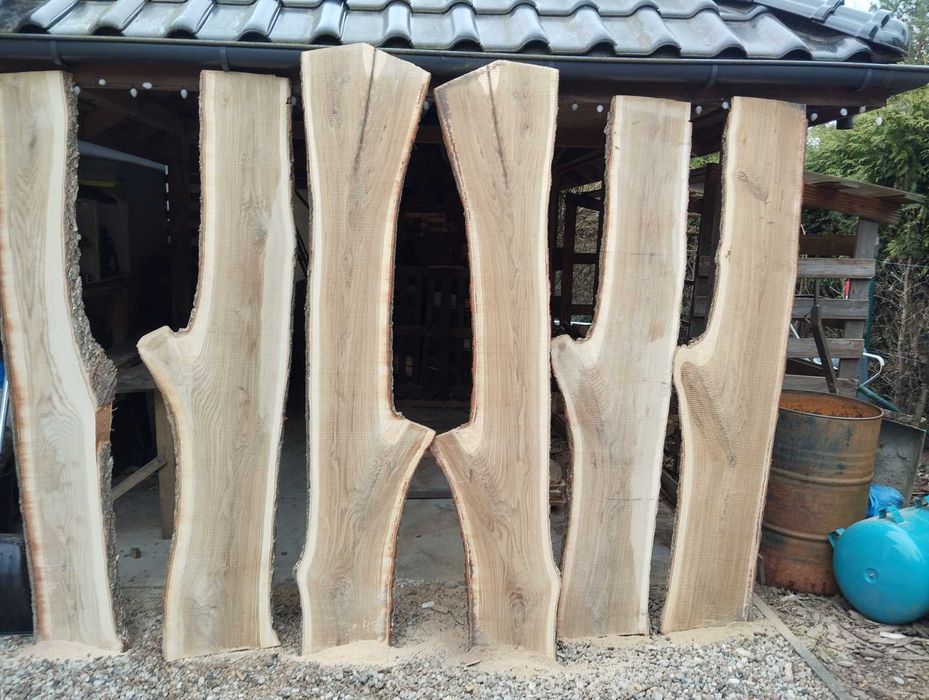 Deski plastry na stół ławki itp dąb akacja klon