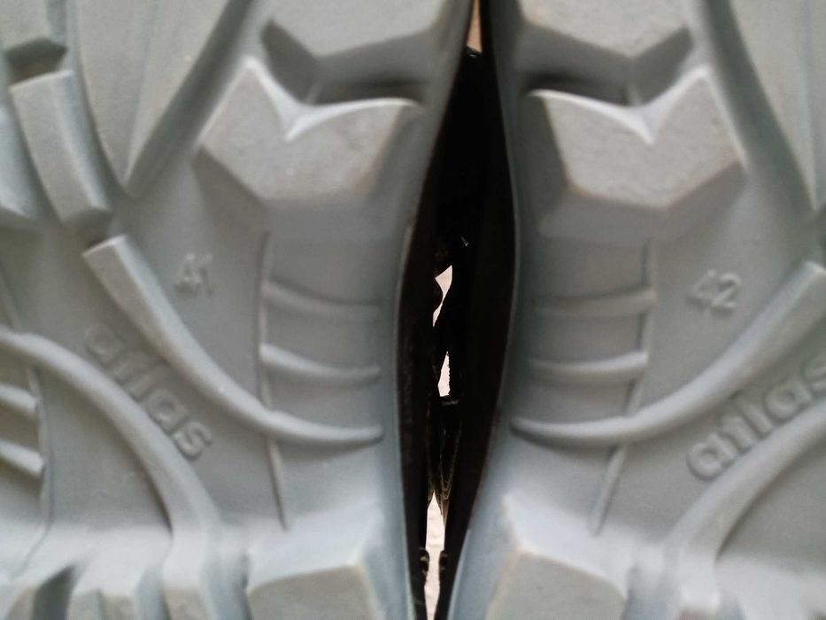 ATLAS Nowe Buty robocze Z KLAMRĄ Trzewiki wysokie dla spawacza 41+42