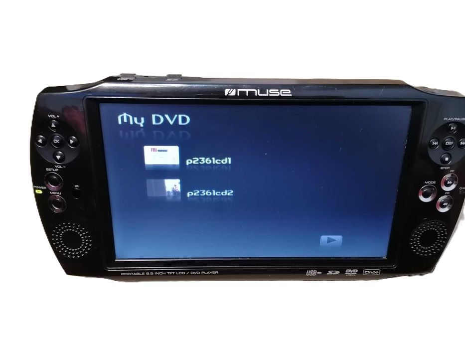 Leitor DVD portátil MUSE 8,5" TFT LCD | DVD / DivX / USB / SD - Novo preço