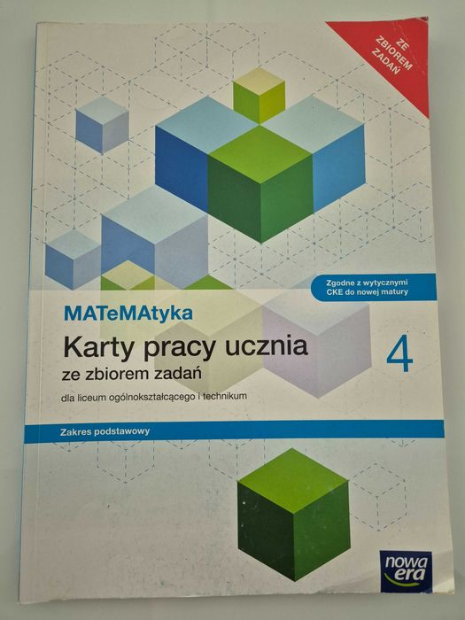 Matematyka-karty pracy ze zbiorem zadań 4