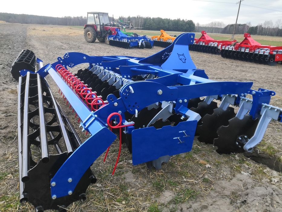 Brona talerzowa 3 metry, talerzówka WOLF-MET