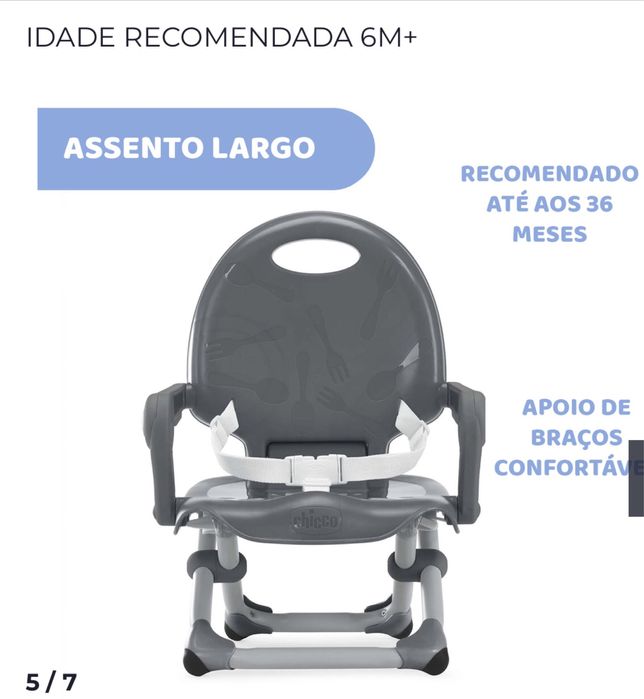 Cadeira Refeicão Chicco Pocket Snack