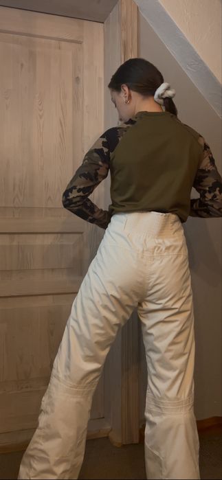 Лижні штани білі