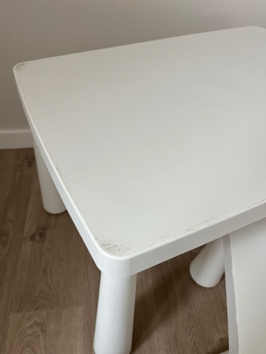 Ikea Mammut  stolik i krzesło dziecięce