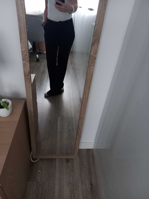 Calças pretas 34 cinta baixa