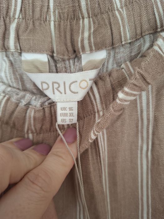 Nowe spodnie z lnem  L xl
