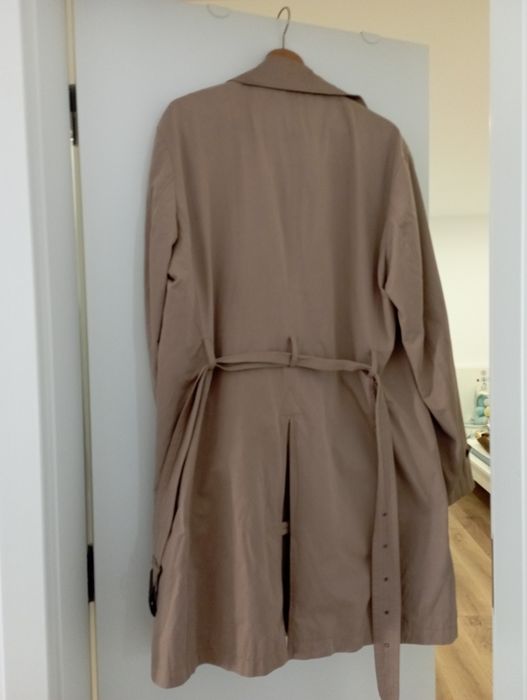 Vendo gabardina como nova castanho claro