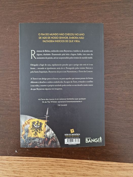 Livro "A Torre dos Loucos" Andrzej Sapkowski