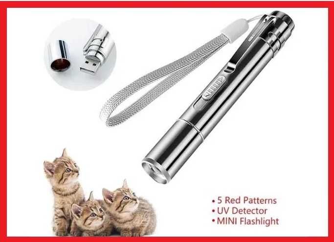 Лазер-іграшка для кота/Лазер-игрушка для кошки заряджається через USB