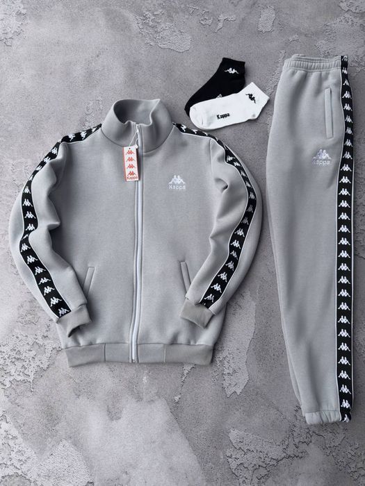 Чоловічий зимній спортивний костюм каппа на флісі Kappa [S,M,L,XL,XXL]