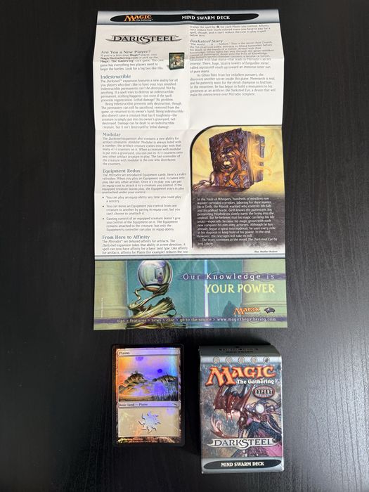 3 Decks Magic The Gathering Darksteel – Mind Swarm, Transference e Swarm & Slam