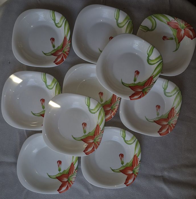 Zestaw obiadowy Luminark Carnie Iris 6 osób 24 elementow