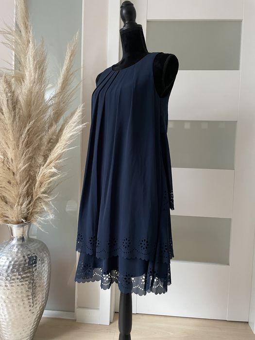 Sukienka granatowa S