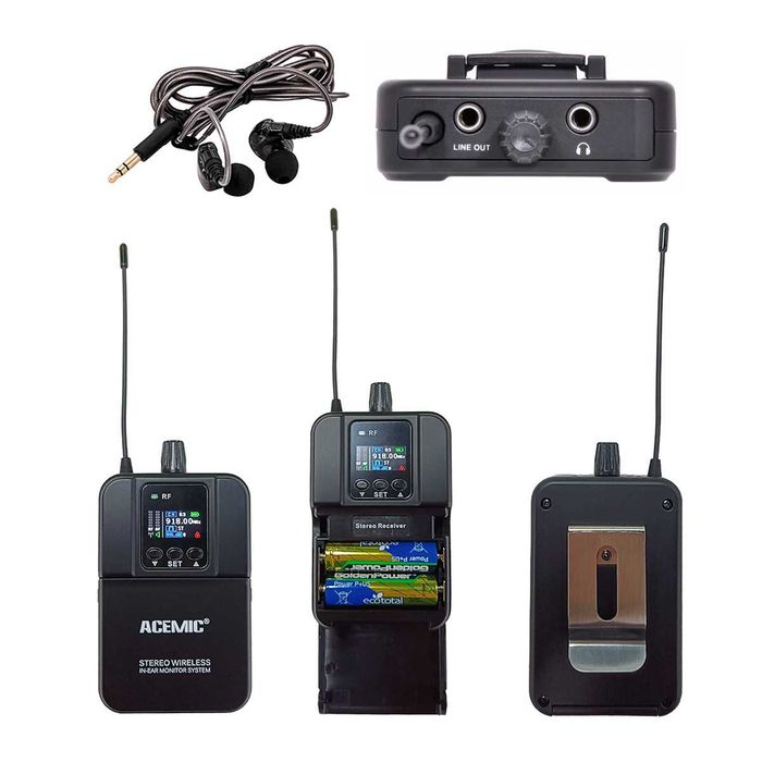 Acemic S1 bezprzewodowy system monitoringu dousznego - odsłuch