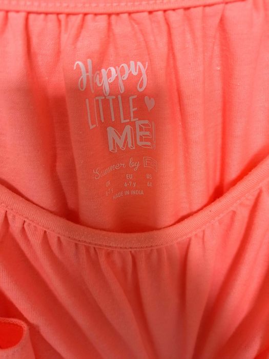 Dwie bluzeczki na ramiączkach dla dziew. w wieku ok. 6-7 lat