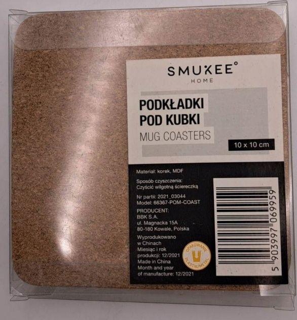 Podkładki pod kubek Smukke