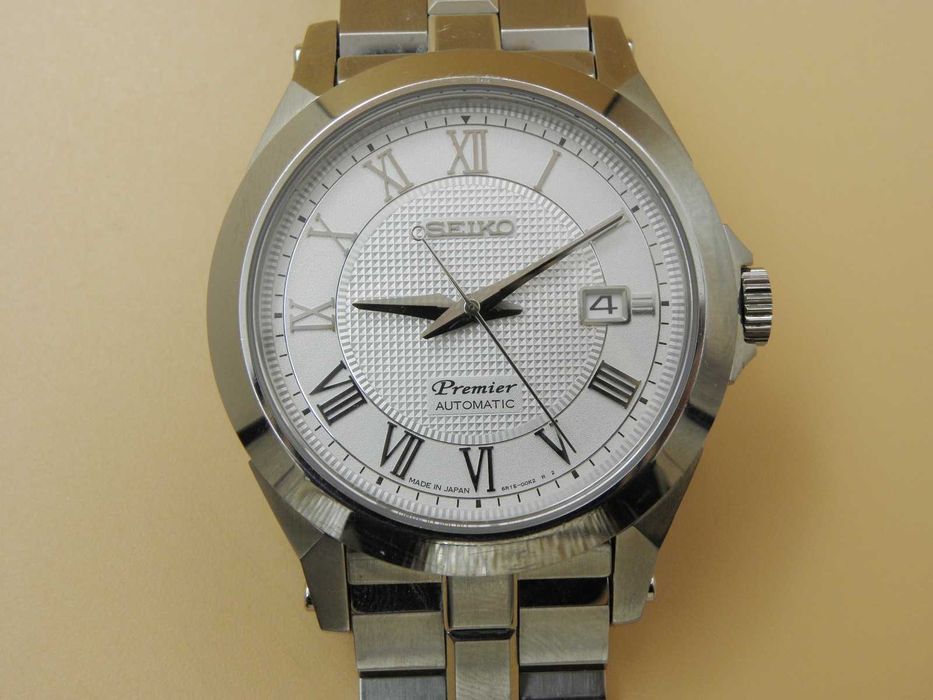 Механічний годинник Seiko Premier Automatic Cal 6R15В 3D браслет