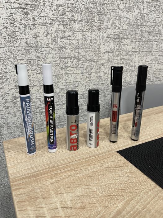 Чорний маркер-фарба, олівець, для ремонту, реставрації, від потертості