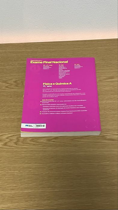 Livro Preparação Exame Nacional Física e Química 2023 (novo)