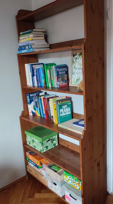 Super drewniany regał Ikea seria LEKSVIK 93 cm x 199 cm