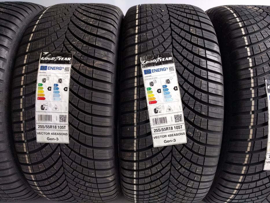 255/55R18 105T Goodyear Vector 4Seasons GEN-3 NOWE Całoroczne Nowa Sól ...