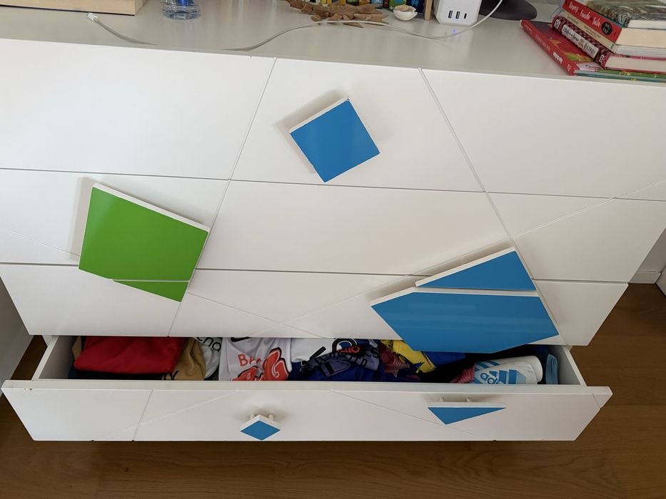 Cómoda de criança 1,20*80*50cm
