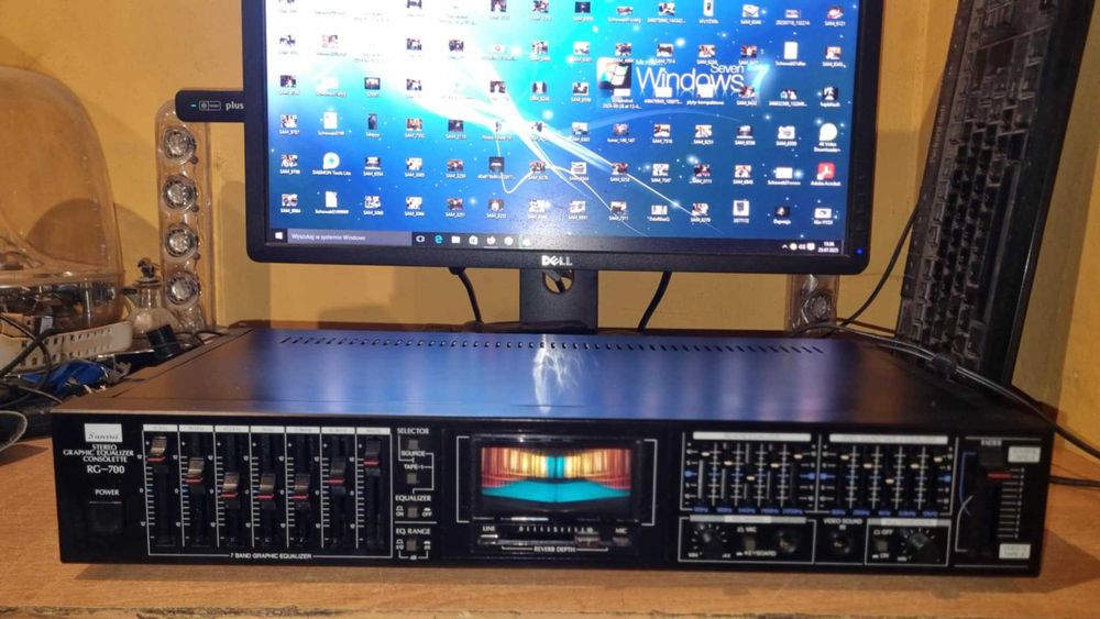 Korektor graficzny Sansui RG-700 Reverb Echo pogłos Made in Japan!!!