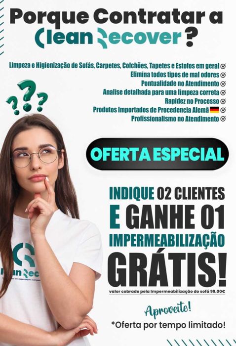 Deixamos seu sofá como NOVO