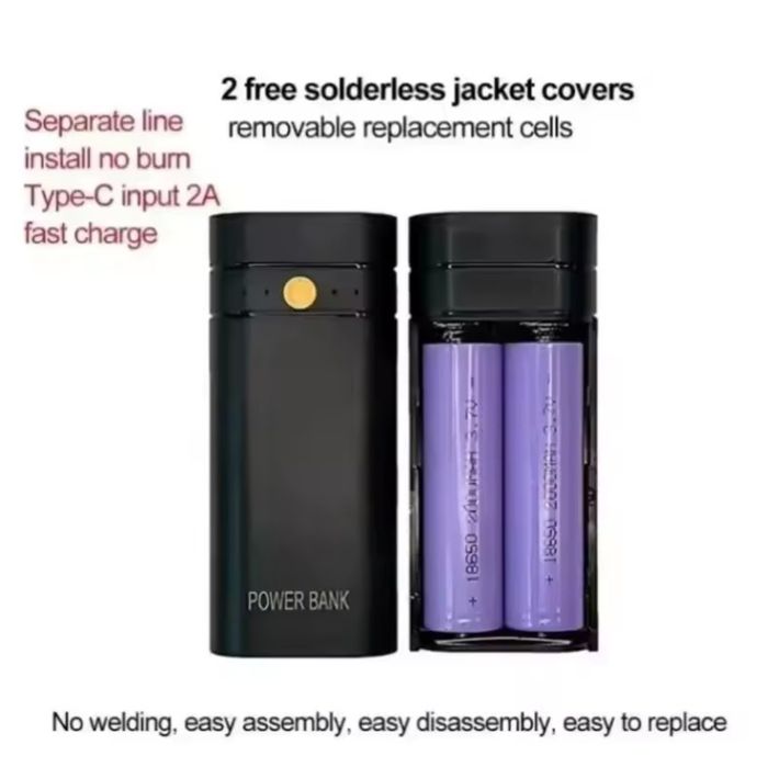 Корпус повербанка 2 зарядний пристрій