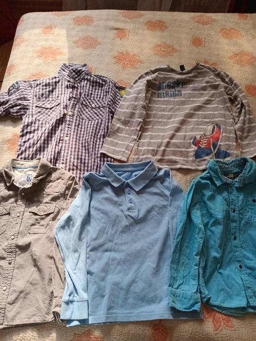 Рубашки, реглан на мальчика 5-7 лет