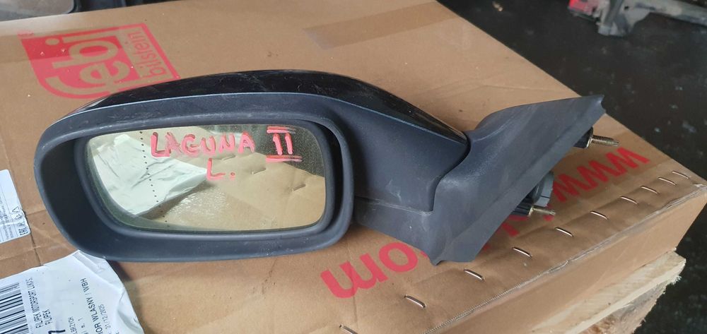 Cze66 Lusterko lewe kierowcy renault laguna II 13pin grafit wysyłka