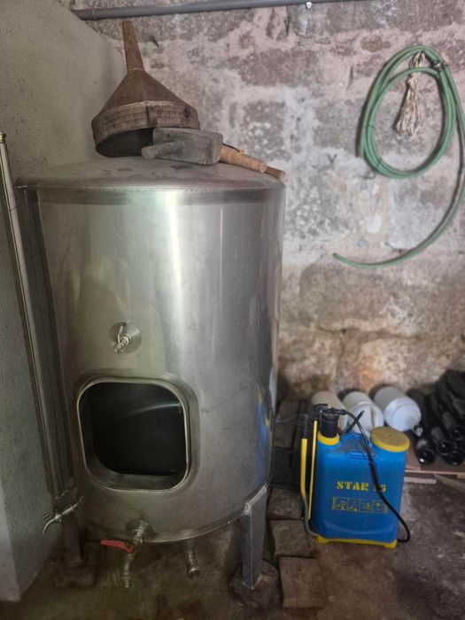 vendo cuba em inox de 500 litros