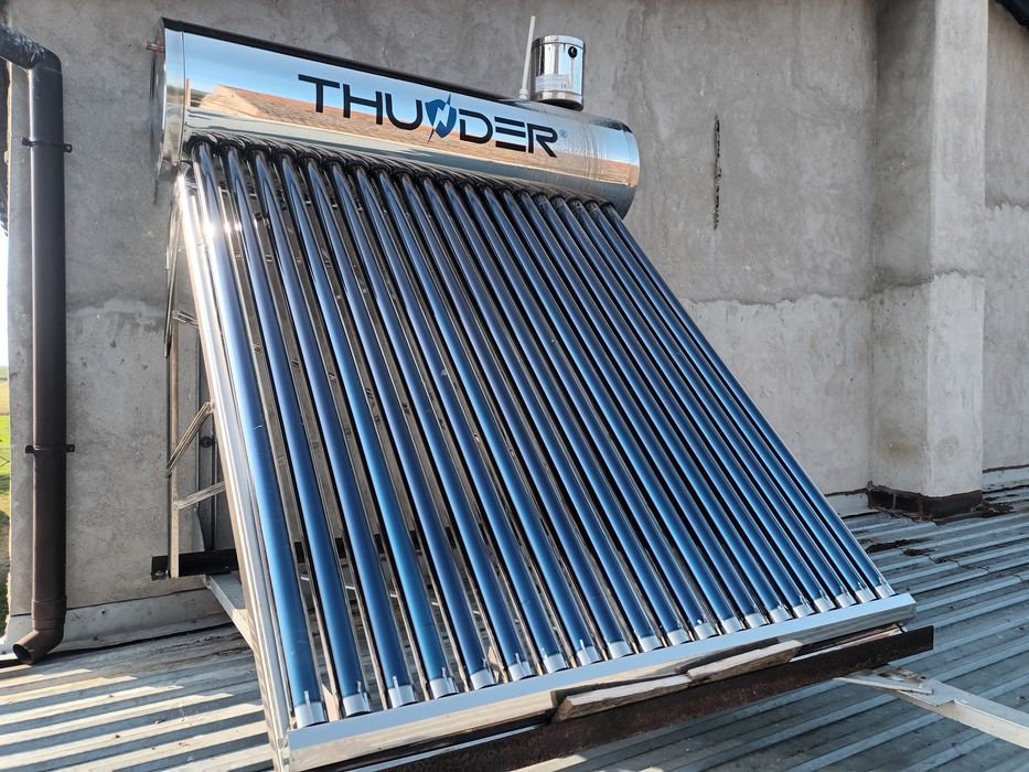 Kolektor słoneczny 200L bezciśnieniowy eko prosty montaż 20 rur Thunde